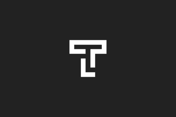 Abstract Initial Letters TL Logo Design