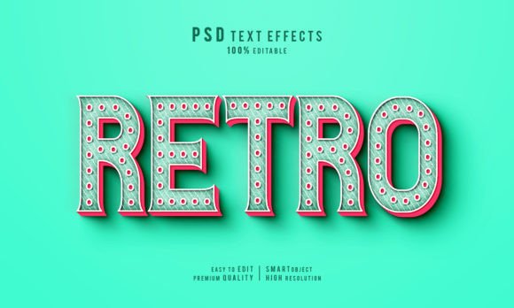 Bringing Vintage Vibes to Life with Creative Retro Editable 3D Text Effects
