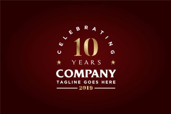Celebrating 10th Anniversary Logo: A Vector Guide