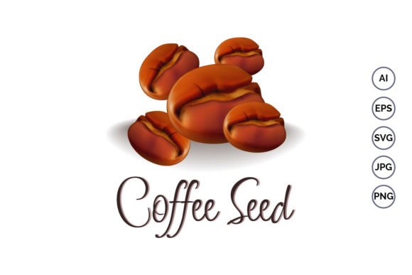 Coffee Seed 3d Vector Illustration: A Versatile Design Resource