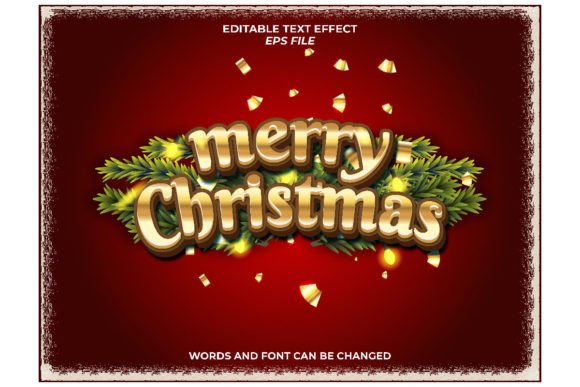 Elevate Your Holidays with a Merry Christmas Text Effect