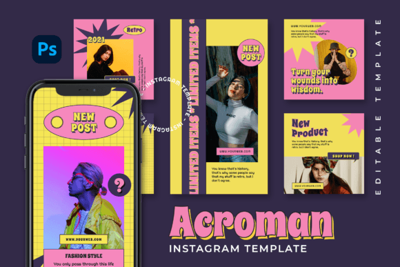 Elevating Brand Identity with the Acroman Social Media Template Suite