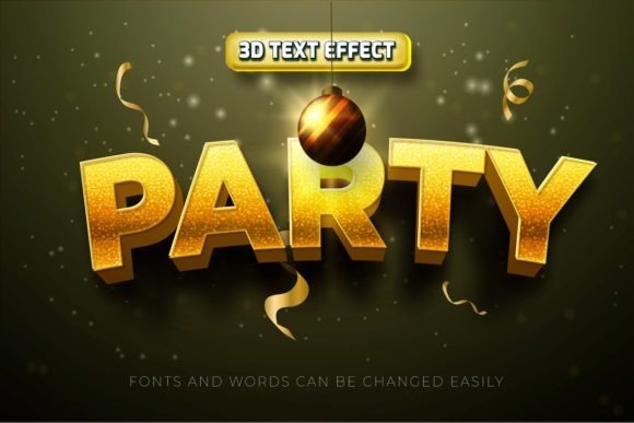 Mastering Party Celebration Editable Text Effects for Professional Designs