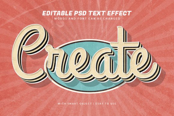 Mastering the 3D Retro Vintage Text Effect