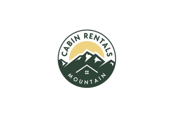 Mountain Cabin Village Cottage Logo: A Versatile Design for Rural Living
