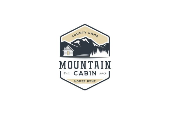 Mountain Pine Forest Cabin Village Logo