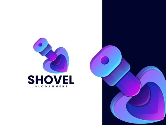 Shovel Gradient Logo: A Versatile Vector Asset