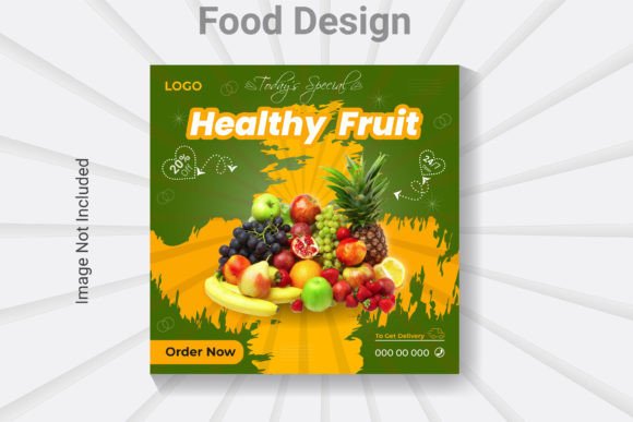 Social Media Post Food Design Template Guide