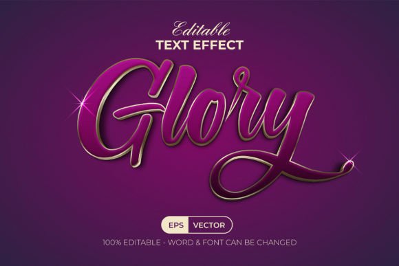 Unlocking Visual Impact with the Glory Text Effect Magenta Golden Style
