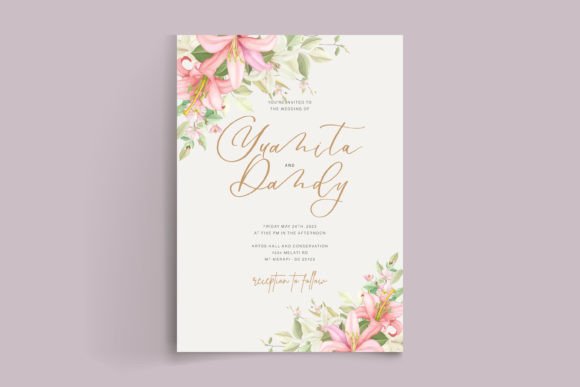 Why the Watercolor Lily Wedding Card Set Is Your Smartest Choice for Elegant Invitations